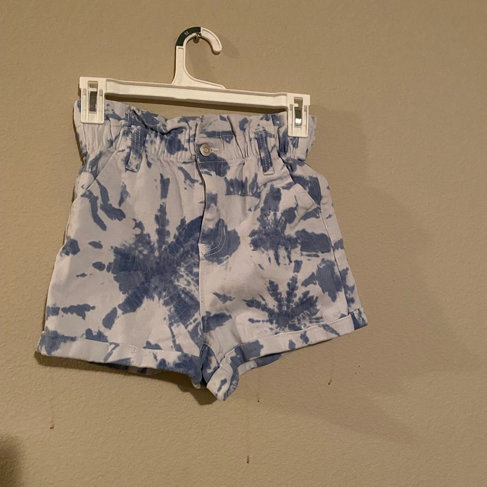 Multi Color denim shorts